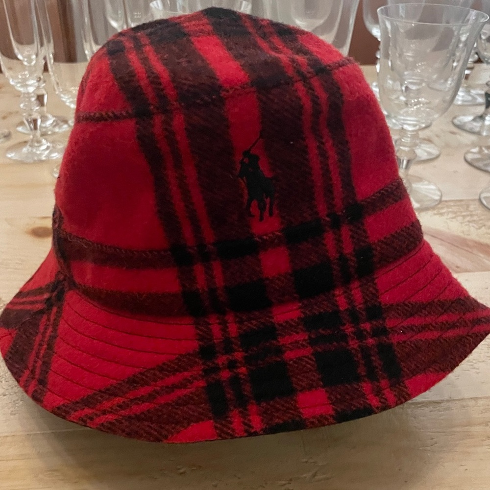 Polo Ralph Lauren Plaid Bucket Hat New